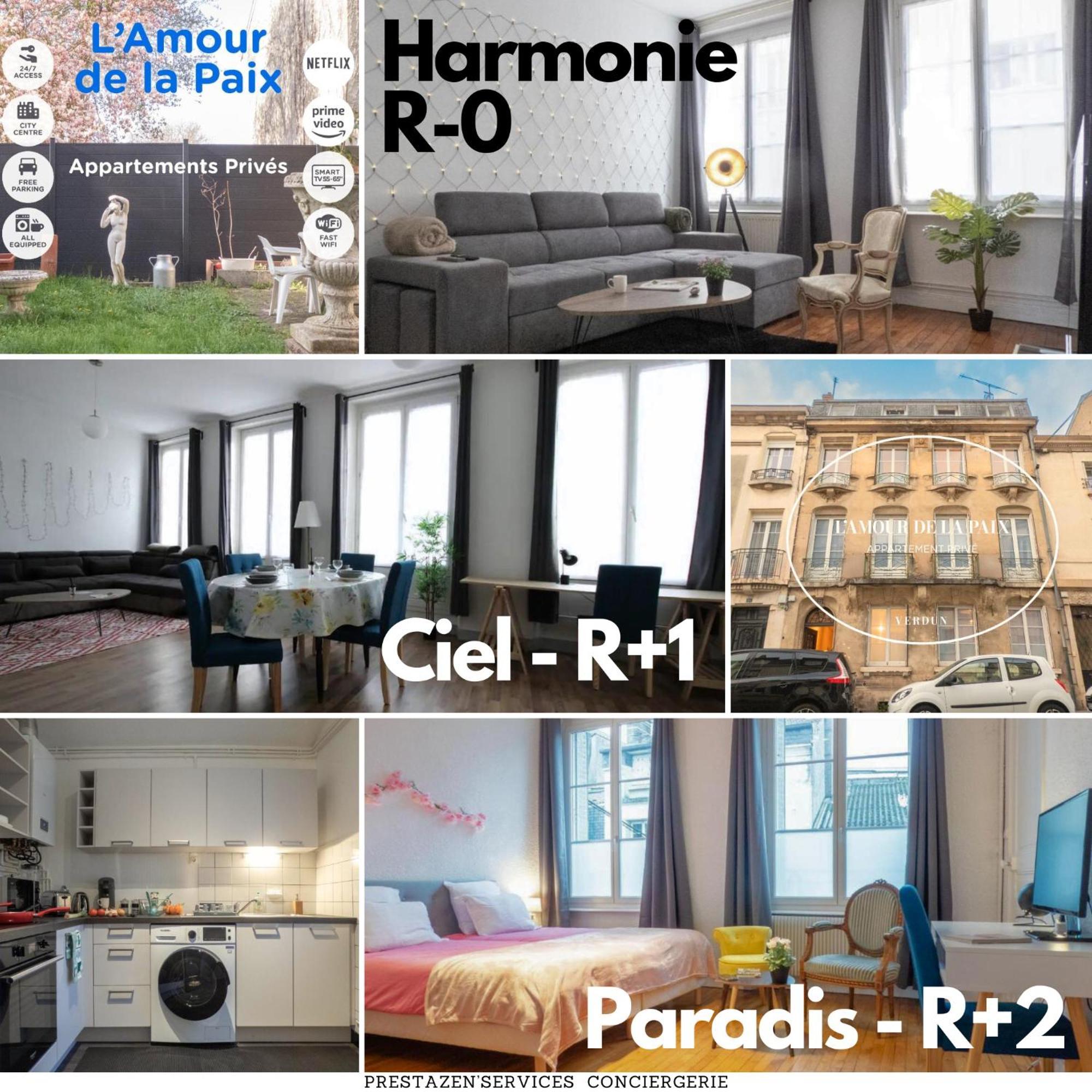 L'Amour De La Paix - Centre-Ville - Jardin - Proche Gare - Tv65"Primevideo - Ambiance Tres Chaleureuse - Parking Gratuit Sous-Video Surveillance Proche - Gere Par Presta-Zen'Services Verdun-sur-Meuse Dış mekan fotoğraf